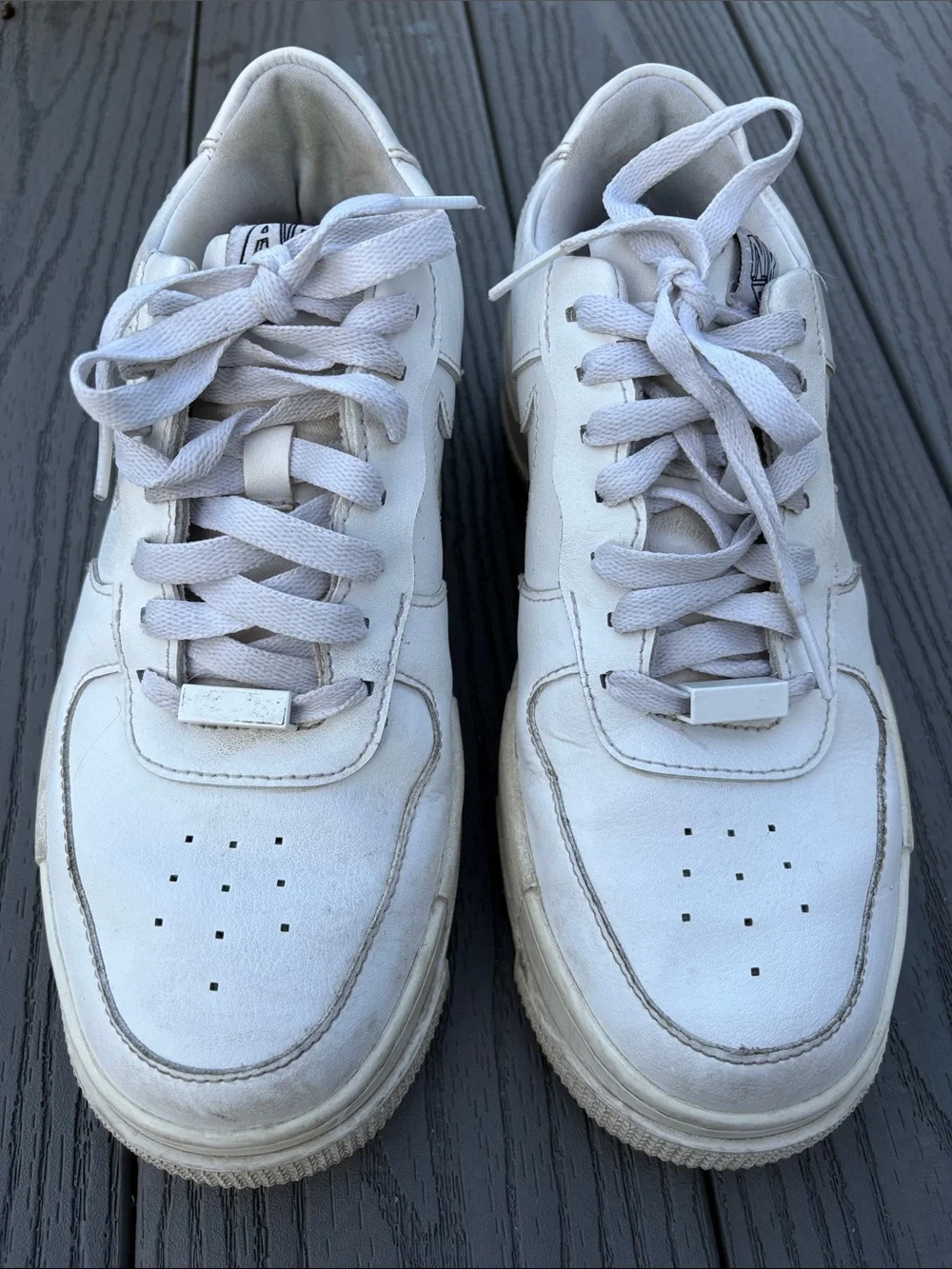 Nike Air Force 1 Pixel “Triple White”Women’s Sneakers Size 9.5